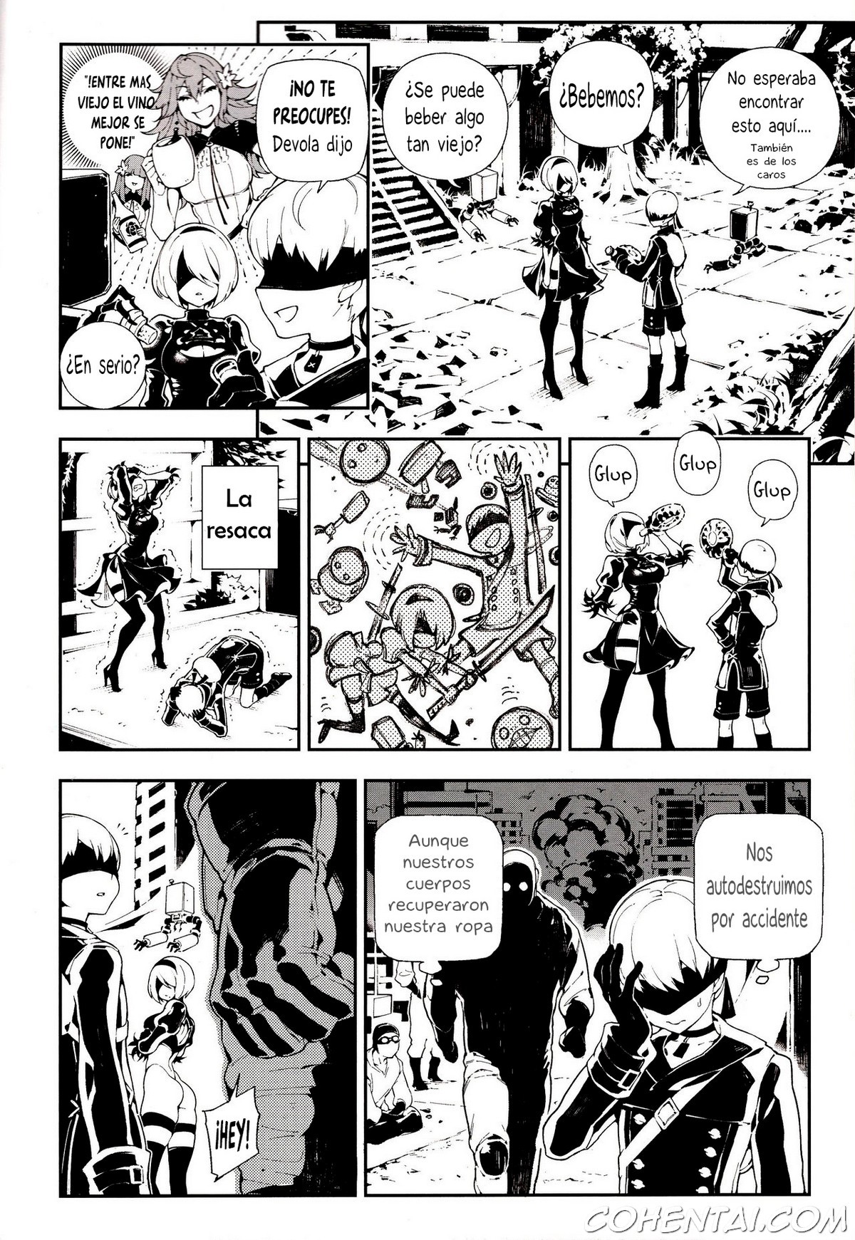 NieR : 2BR18 (NieR:Automata) xxx comics manga porno doujin hentai español sexo 