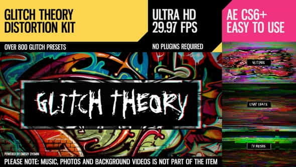 Glitch Theory (UltraHD Distortion Kit) - VideoHive 14887258