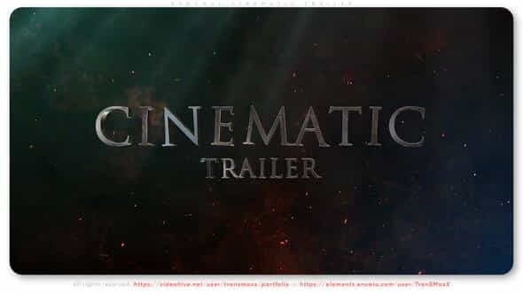 Epochal Cinematic Trailer - VideoHive 36709389