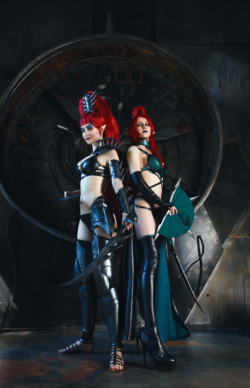 Shiera13 & Mechanical Vampire - Warhammer 40K Lelith Hesperax & Lady Aurelia Malys