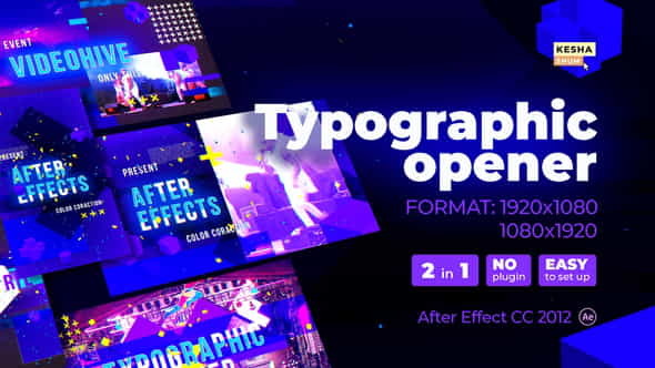 Typographic opener - VideoHive 28002492