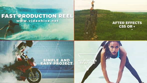 Fast Production Reel - VideoHive 20828160