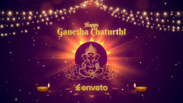 Ganesha Chaturthi Wishes - VideoHive 54030642