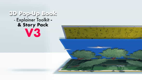 3D Pop-Up Book Explainer Toolkit - VideoHive 19845454