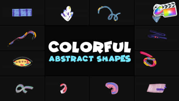 Colorful Abstract Shapes Fcpx - VideoHive 50310663