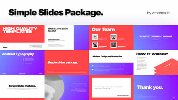 Simple Slides for - VideoHive 39547156