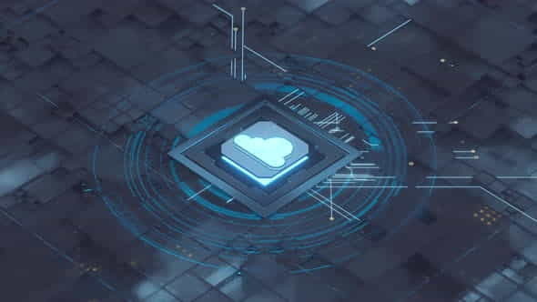 Chip and cloud computing - VideoHive 33507150