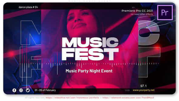 Music Party Event - VideoHive 37595096