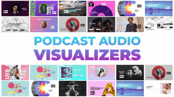 Podcast Audio Visualizers - VideoHive 32505559