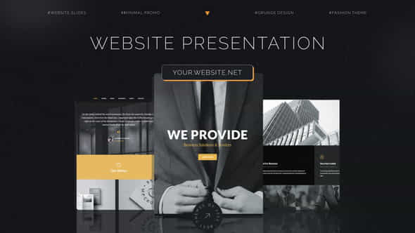 Website Dark Promo - VideoHive 46355917