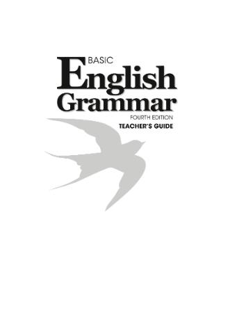 basic of english grammar teacher s