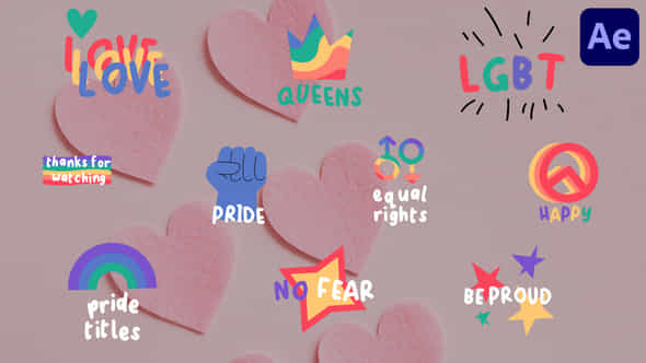 Pride Titles - VideoHive 47470930