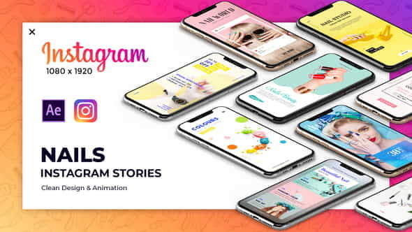 Nails Instagram Stories - VideoHive 23522155
