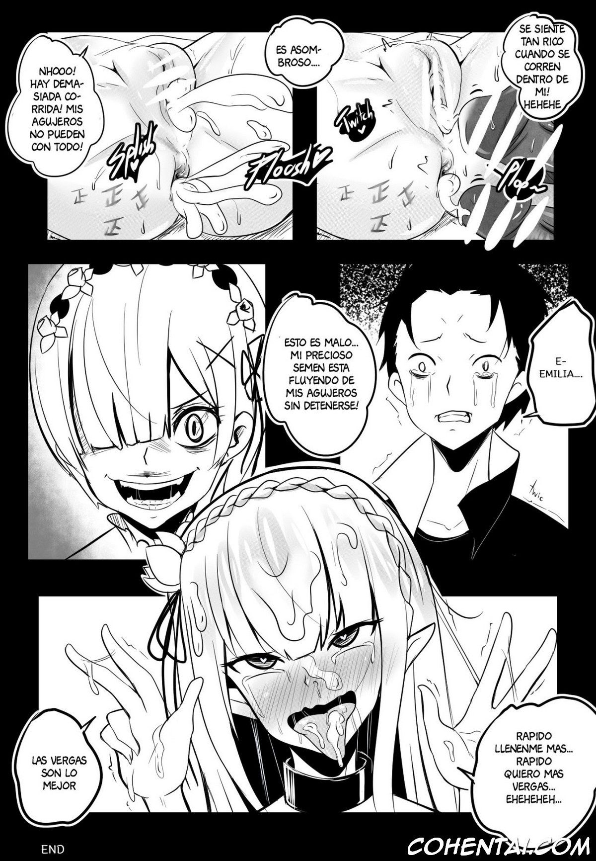 B-Trayal 14 (Re:Zero kara Hajimeru Isekai Seikatsu) xxx comics manga porno doujin hentai español sexo 