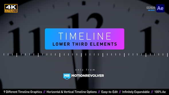Timeline Lower Third Elements - VideoHive 29763421