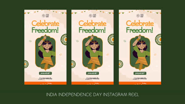 India Independence Day Instagram Reel - VideoHive 56203606