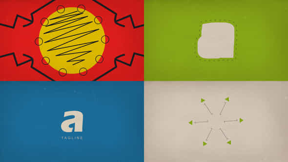 Flick Logo Intro - VideoHive 56083244