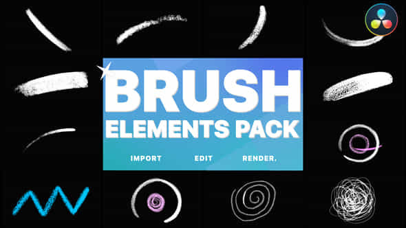 Brush Elements - VideoHive 38195070