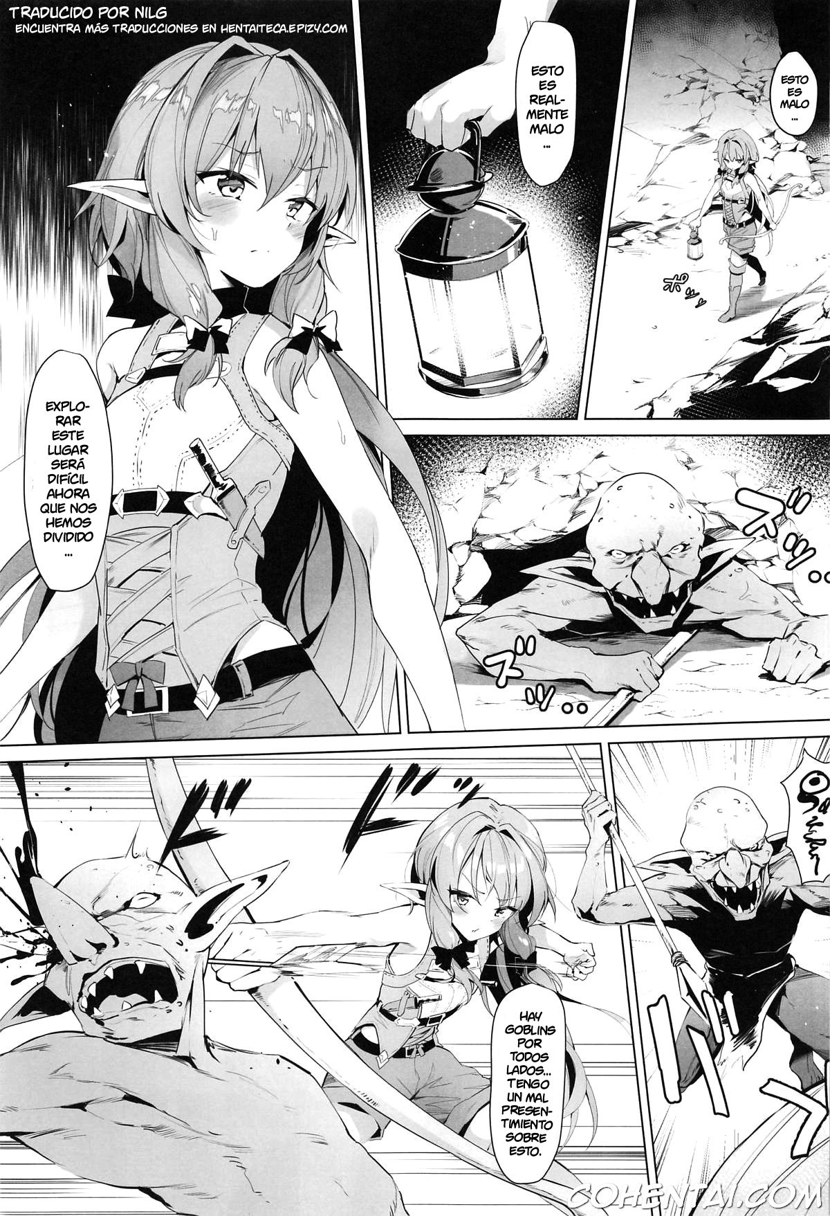 Moshi Onna Seirei ga Goblin ni Tsukamattara… (Goblin Slayer) xxx comics manga porno doujin hentai español sexo 