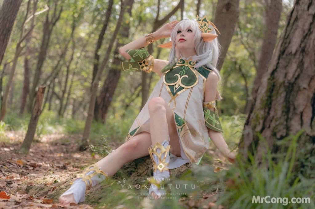 Coser@黏黏团子兔: 万年萝莉纳西妲&0.2s (65 photos )(5)
