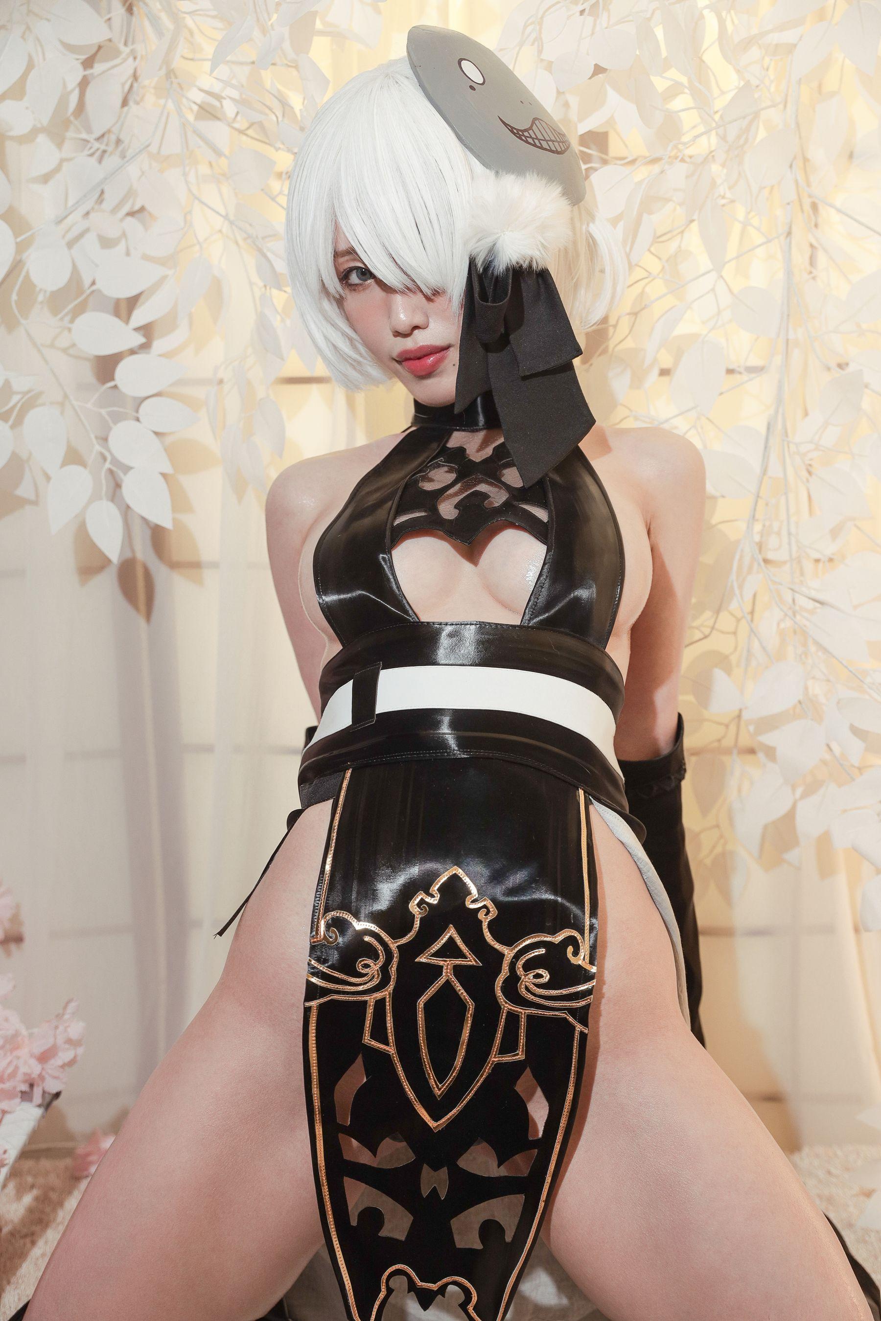 [网红COSER] eliza喵喵 – 2B忍者 写真套图(9)