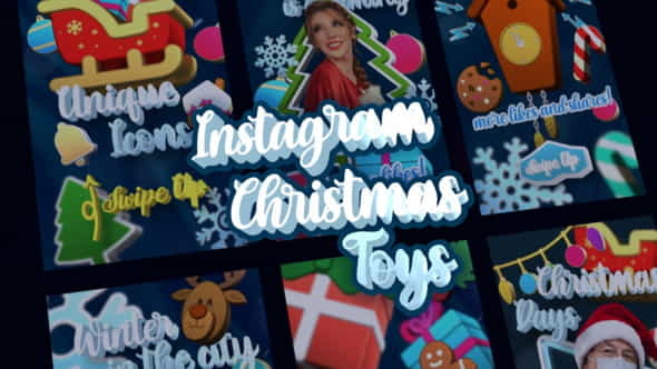 Instagram Christmas Toys - VideoHive 35107558