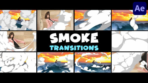 Seamless Cartoon Smoke - VideoHive 43566588