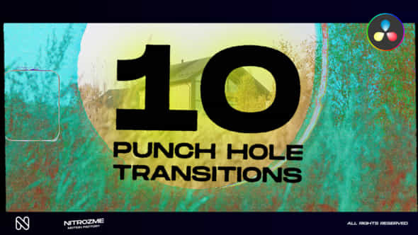 Punch Hole Transitions - VideoHive 45078763