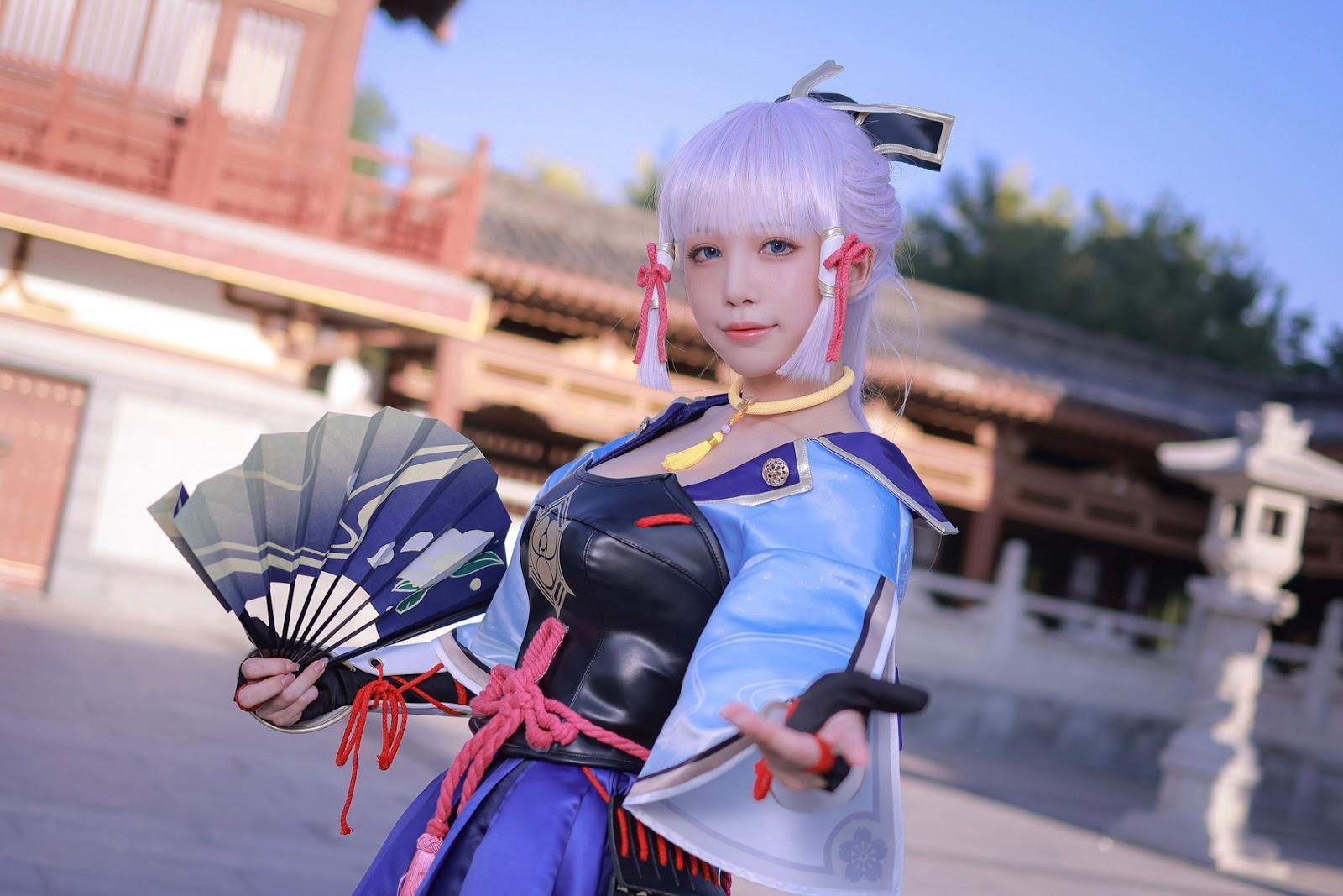 Cosplay 水淼Aqua 神里綾華 Kamisato Ayaka(3)