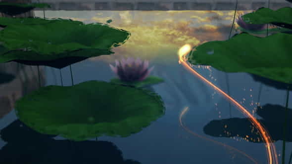 Lotus Pond Opener - VideoHive 15279861