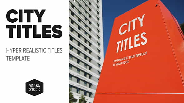 City Titles | Realistic Titles - VideoHive 20474507