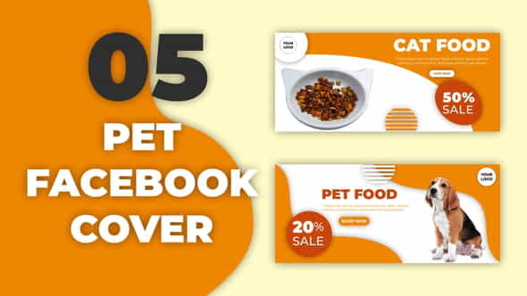 Pet Facebook Cover Pack - VideoHive 32529082
