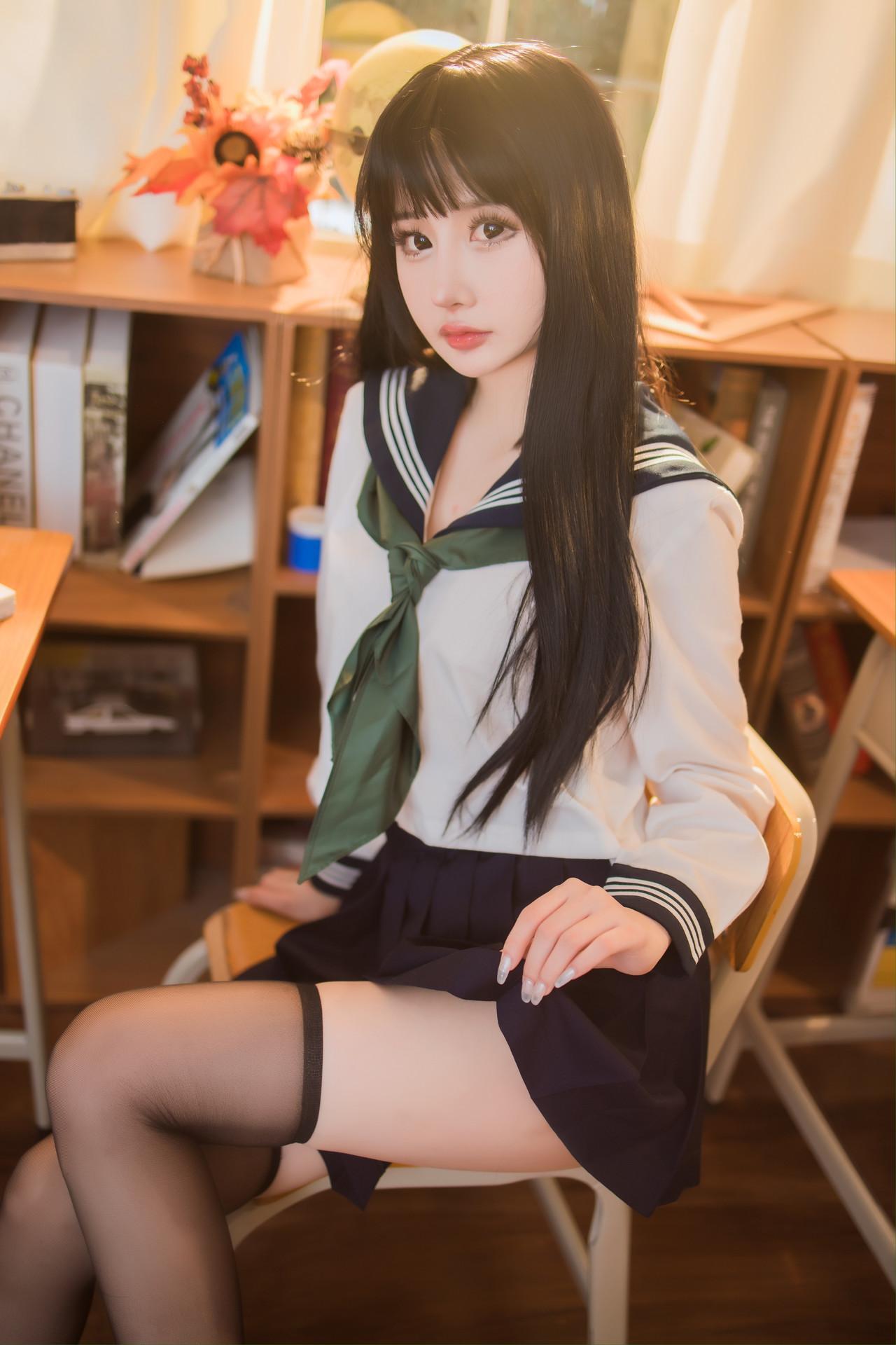 Cosplay 您的蛋蛋 反差学妹(8)