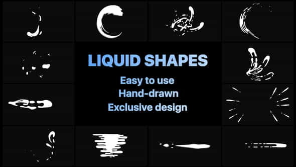 Dynamic Liquid Shapes | After - VideoHive 23051817