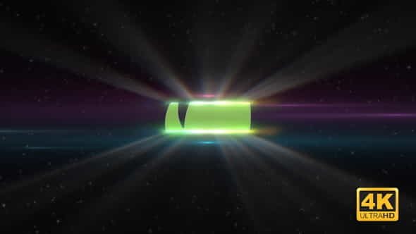 Space Rays Logo - VideoHive 15756144