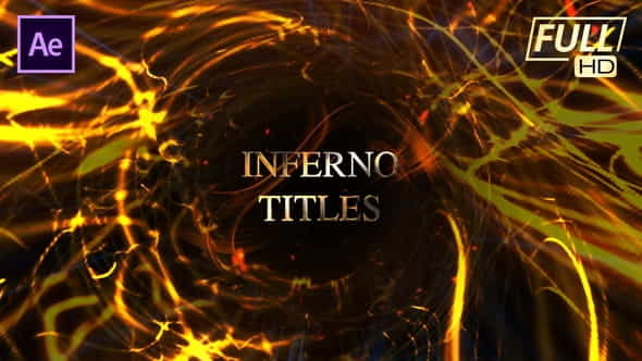 Inferno Ember Fire Titles - VideoHive 24803041