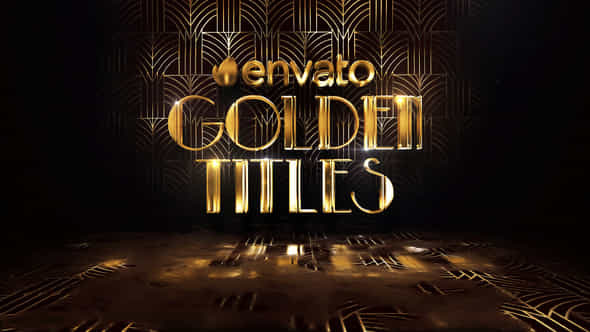 Golden Titles - VideoHive 44934737