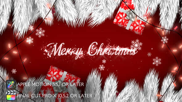 White Christmas Wishes Apple Motion - VideoHive 49280587