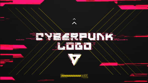 Cyberpunk Glitch Logo - VideoHive 45198189
