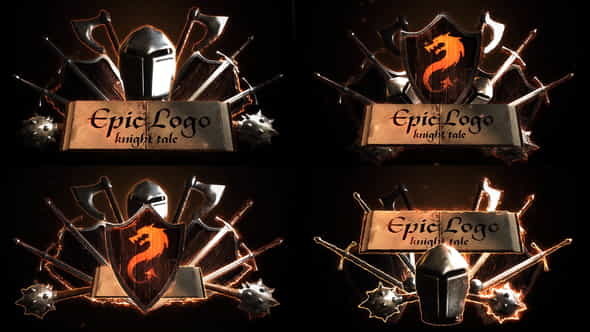 Epic Battle Modular Logo Reveals - VideoHive 23426318