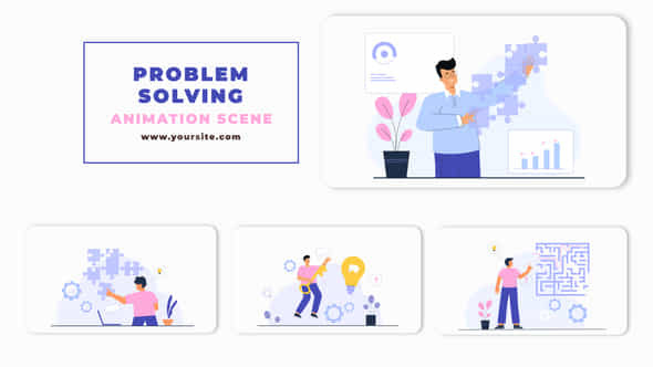 Problem Solving Character - VideoHive 46416230