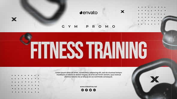 Fitness Training Gym Promo - VideoHive 38535525
