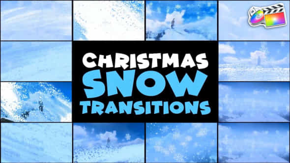 Christmas Snow Transitions Fcpx - VideoHive 49761400