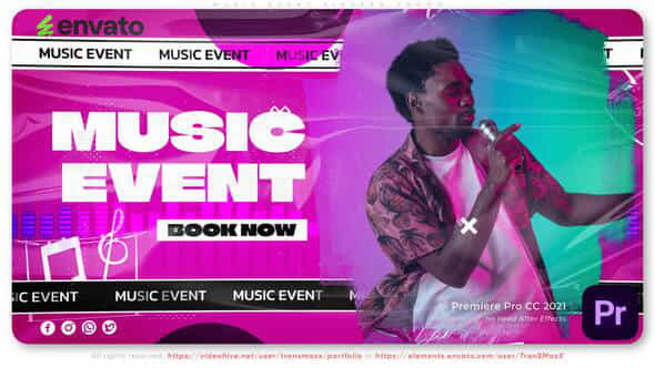 Music Event Singers Promo - VideoHive 56460669