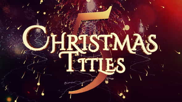 Christmas Titles 5 - VideoHive 25086201