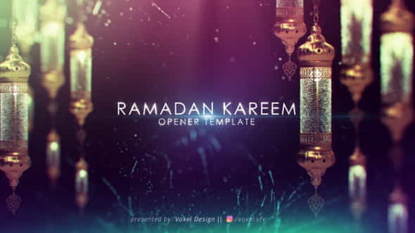 Ramadan Kareem Title - VideoHive 21973950