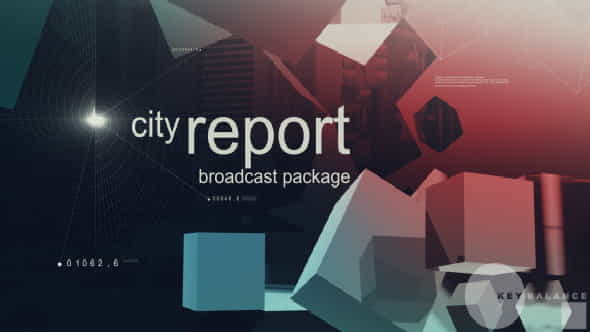 City Report Broadcast Package - VideoHive 3084673