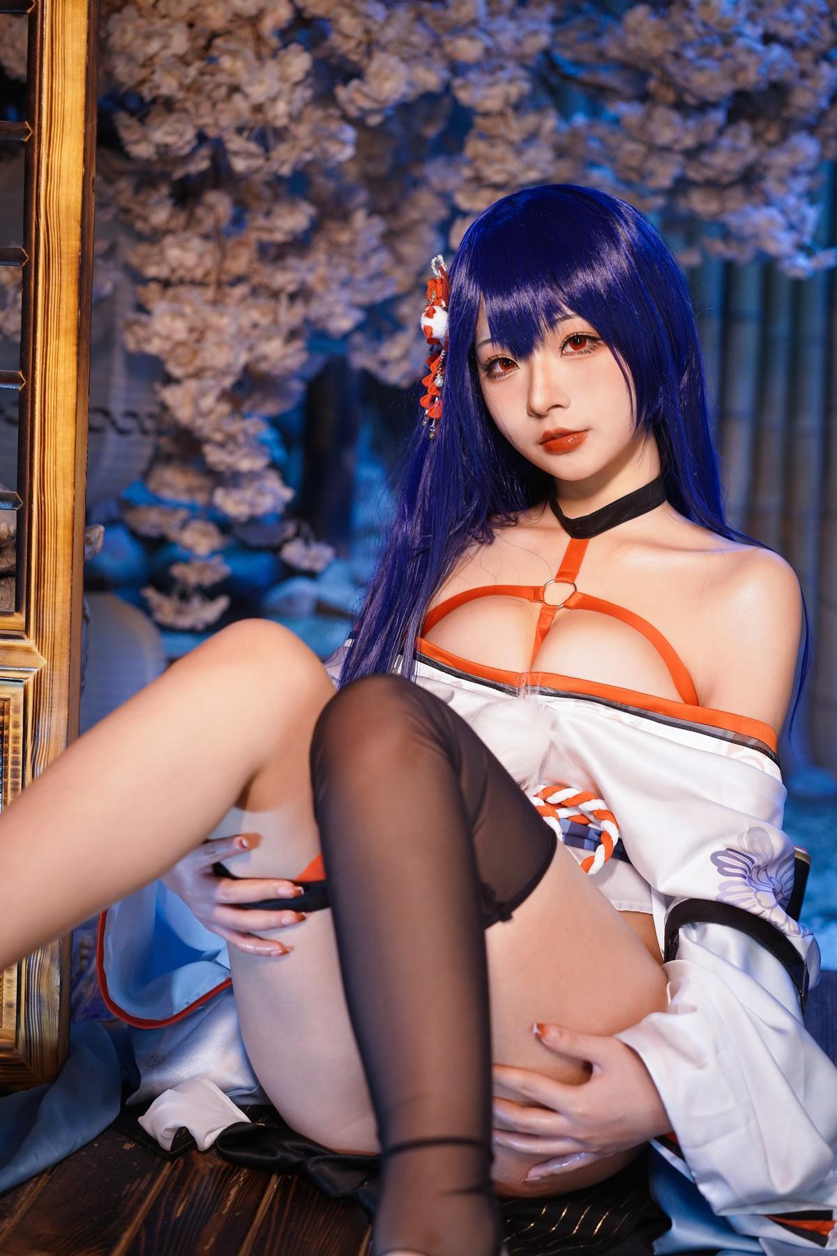 Cosplay Yuuhui玉汇 EroPhone Re 真子-和服抹油 Set.01(17)