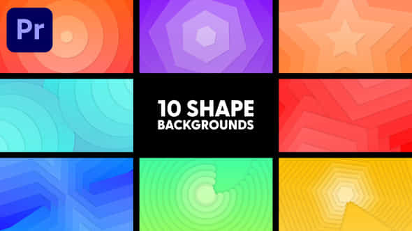 Shape Backgrounds - VideoHive 42256016
