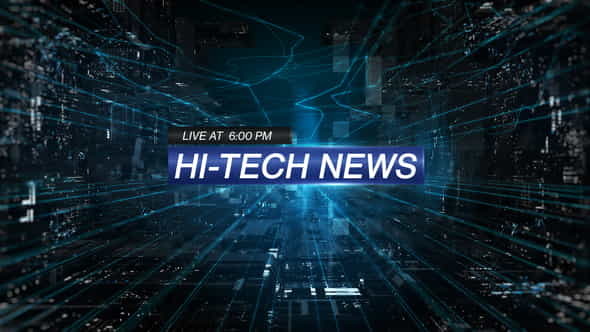 Hi-Tech News - VideoHive 25396295